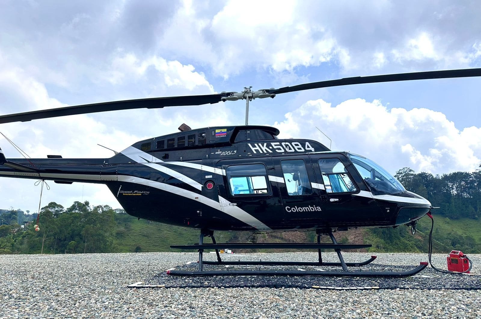 Sky Diving from a Helicopter